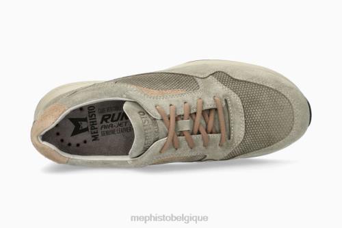 baskets Mephisto davis kaki clair Hommes X826531