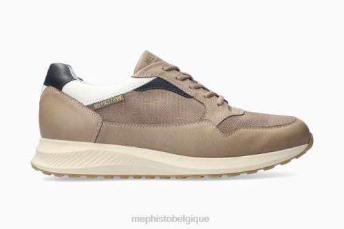 baskets Mephisto davis taupe clair Hommes X826504