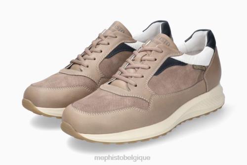 baskets Mephisto davis taupe clair Hommes X826504