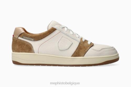 baskets Mephisto hugh blanc Hommes X826473