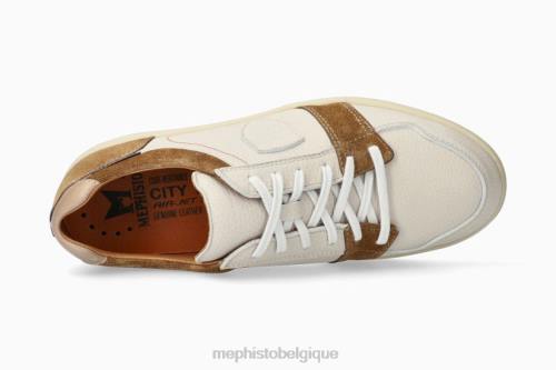 baskets Mephisto hugh blanc Hommes X826473