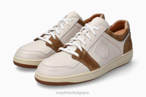 baskets Mephisto hugh blanc Hommes X826473