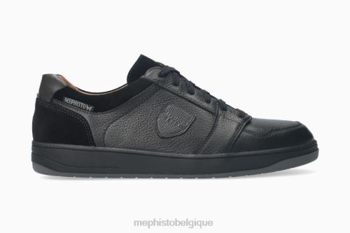 baskets Mephisto hugh noir Hommes X826518