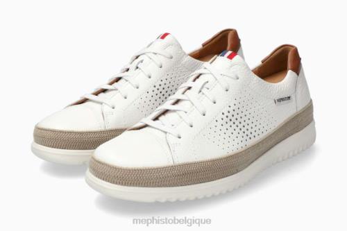 baskets Mephisto thomas perf blanc Hommes X826467