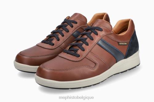 baskets Mephisto vite châtaigne Hommes X826513