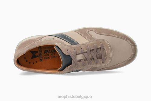 baskets Mephisto vite gris chaud Hommes X826519