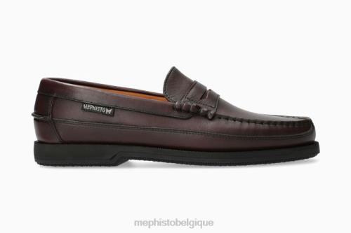 Chaussure bateau Mephisto casquette verte vin Hommes X826553