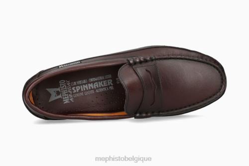 Chaussure bateau Mephisto casquette verte vin Hommes X826553