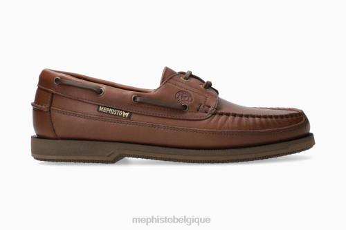 Chaussure bateau Mephisto ouragan marron foncé Hommes X826555