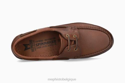 Chaussure bateau Mephisto ouragan marron foncé Hommes X826555