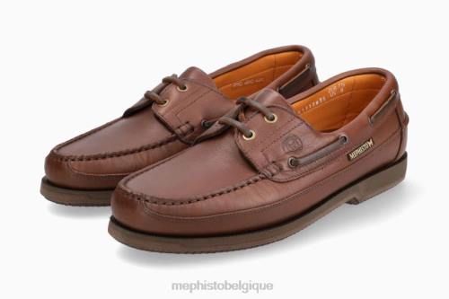 Chaussure bateau Mephisto ouragan marron foncé Hommes X826555