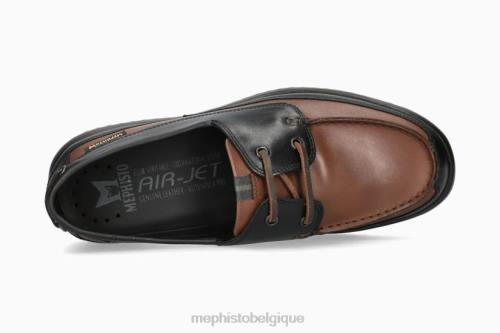 Chaussure bateau Mephisto trévis châtaigne Hommes X826550