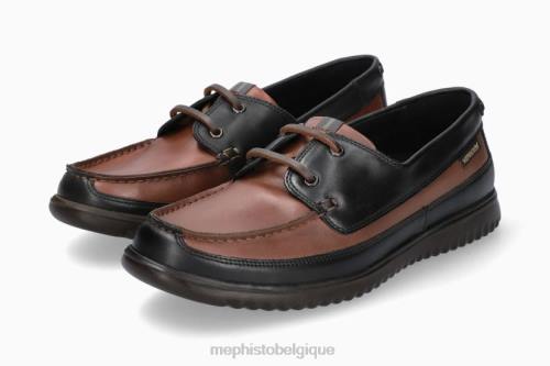 Chaussure bateau Mephisto trévis châtaigne Hommes X826550