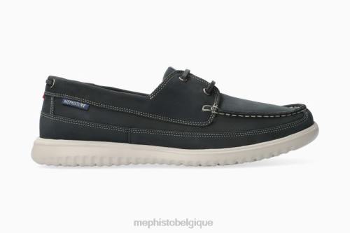 Chaussure bateau Mephisto trévis nuit bleue Hommes X826547