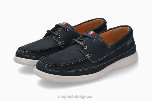 Chaussure bateau Mephisto trévis nuit bleue Hommes X826547