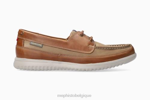 Chaussure bateau Mephisto trévis taupe Hommes X826549