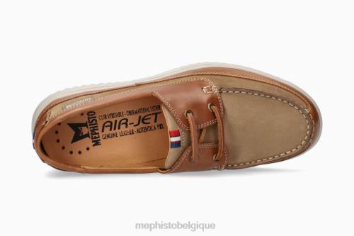 Chaussure bateau Mephisto trévis taupe Hommes X826549