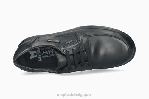 chaussures à lacets Mephisto arthus mont noir Hommes X826640