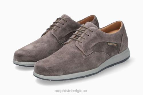 chaussures à lacets Mephisto valério gris foncé Hommes X826636