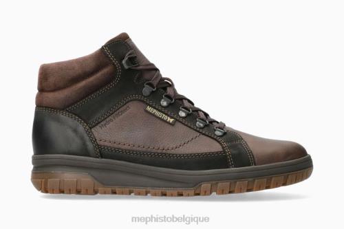 chaussures de plein air Mephisto Pitt marron foncé Hommes X826609