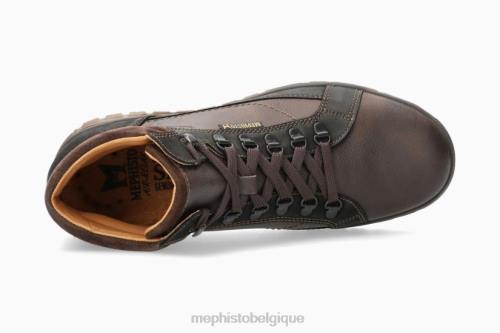 chaussures de plein air Mephisto Pitt marron foncé Hommes X826609
