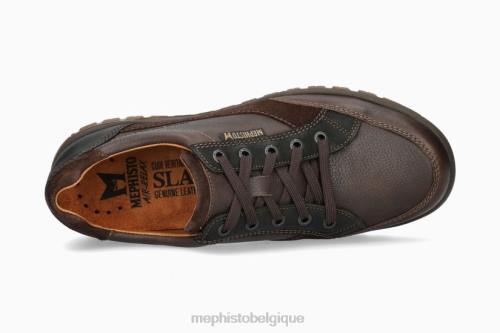 chaussures de plein air Mephisto paco marron foncé Hommes X826601