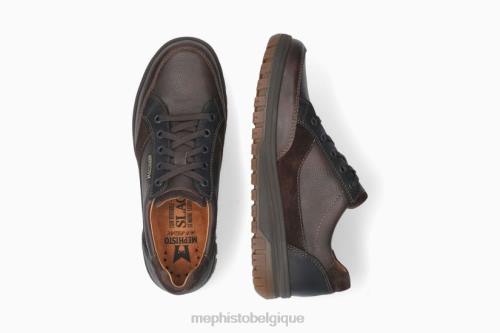 chaussures de plein air Mephisto paco marron foncé Hommes X826601