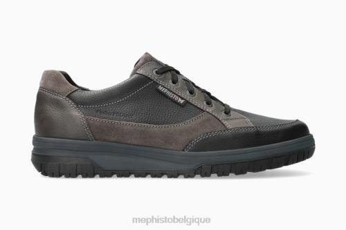 chaussures de plein air Mephisto paco noir Hommes X826599