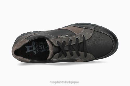 chaussures de plein air Mephisto paco noir Hommes X826599