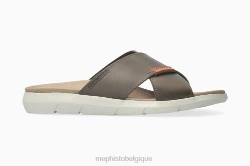 des sandales Mephisto Conrad kaki Hommes X826489