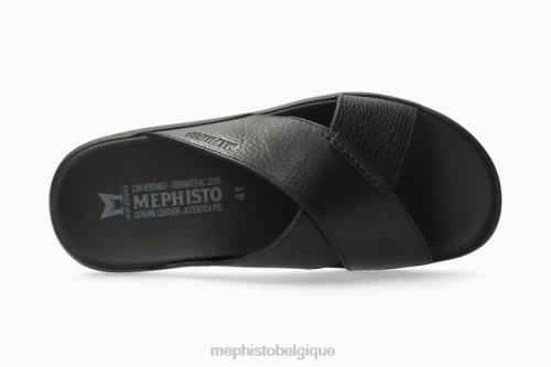 des sandales Mephisto Conrad noir Hommes X826562
