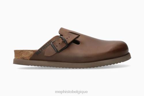 des sandales Mephisto Nathan marron foncé Hommes X826577