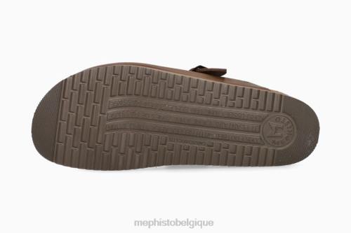 des sandales Mephisto Nathan marron foncé Hommes X826577