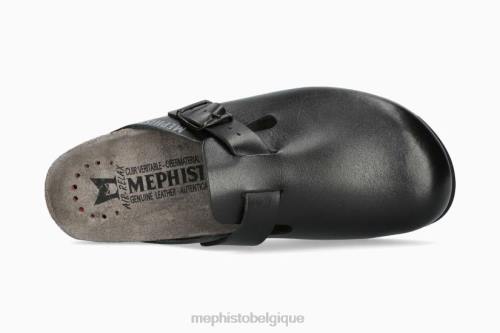 des sandales Mephisto Nathan noir Hommes X826578