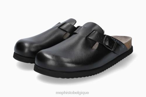 des sandales Mephisto Nathan noir Hommes X826578