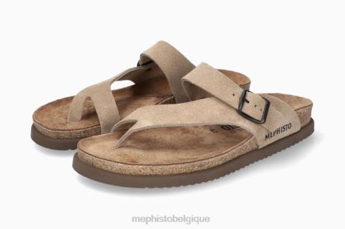 des sandales Mephisto Niels gris chaud Hommes X826482