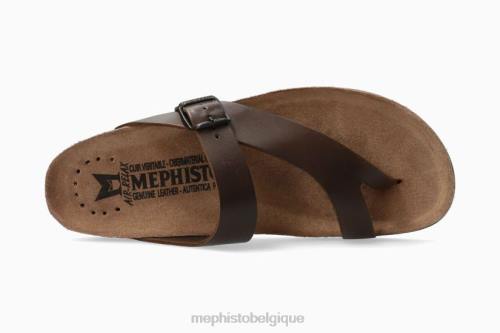 des sandales Mephisto Niels marron foncé Hommes X826579