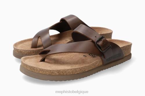 des sandales Mephisto Niels marron foncé Hommes X826579