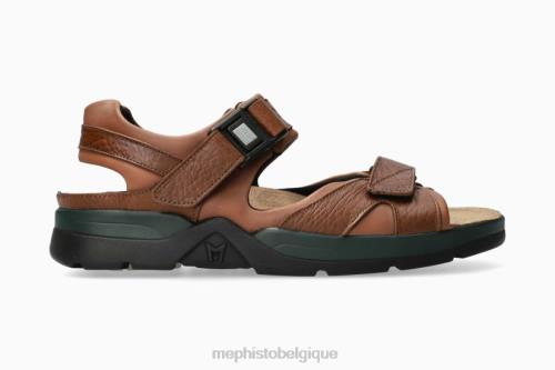 des sandales Mephisto coupe de requin châtaigne Hommes X826556