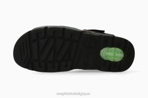 des sandales Mephisto coupe de requin marron foncé Hommes X826557