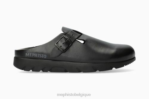 des sandales Mephisto coupe zaverio noir Hommes X826573