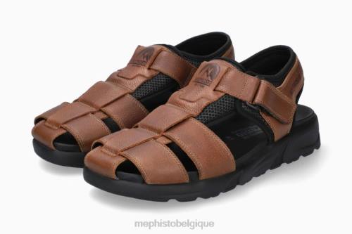 des sandales Mephisto déchiré Noisette Hommes X826564
