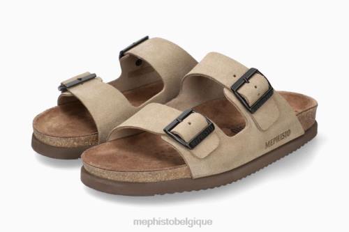 des sandales Mephisto nério gris chaud Hommes X826479