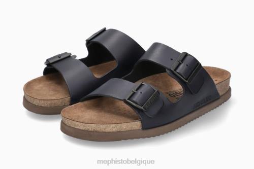 des sandales Mephisto nério marine Hommes X826481