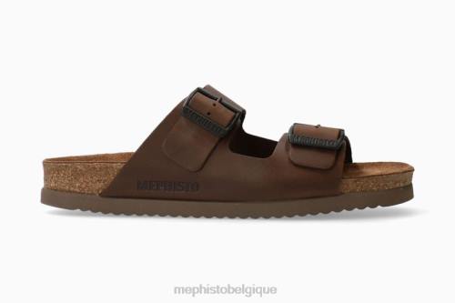des sandales Mephisto nério marron foncé Hommes X826580
