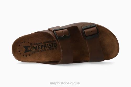 des sandales Mephisto nério marron foncé Hommes X826580