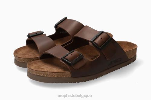 des sandales Mephisto nério marron foncé Hommes X826580