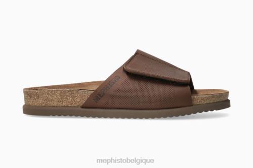 des sandales Mephisto nilton marron foncé Hommes X826484