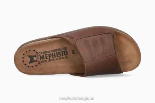 des sandales Mephisto nilton marron foncé Hommes X826484