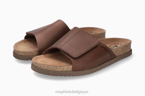 des sandales Mephisto nilton marron foncé Hommes X826484